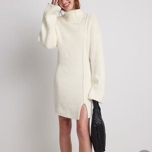 NA-kd knitted turtle neck dress